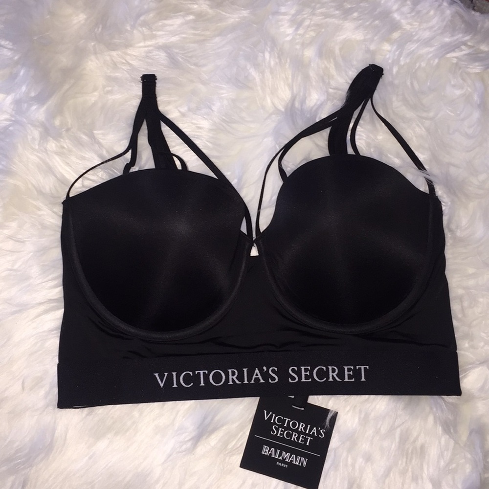 Victoria’s Secret x Balmain strapmesh longline bra - Picture 2 of 4